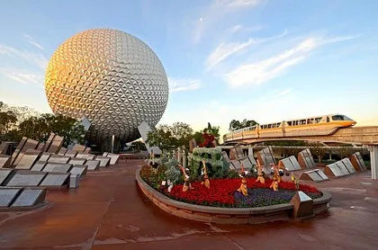EPCOT 华特迪士尼世界的花卉组合