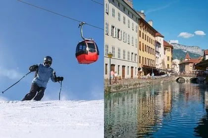 法国的滑雪胜地、城镇和温泉